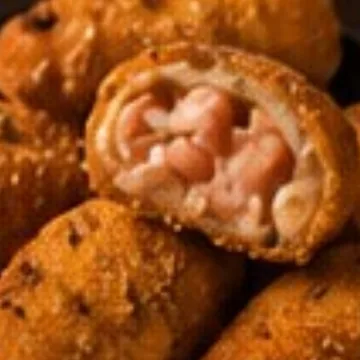 Risole de Camarão (5 unidades), servido no Ponto Certo