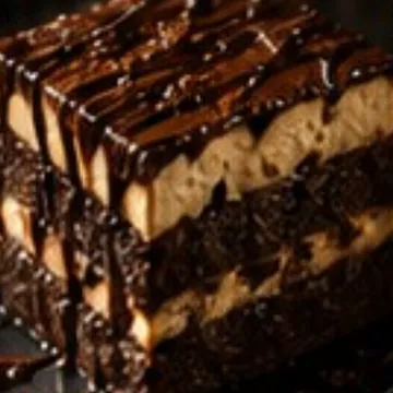 Torta Pavê de Brownie, servido no Ponto Certo